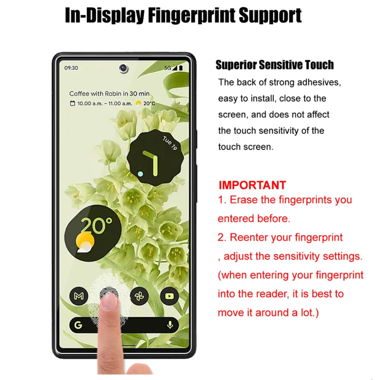 Yamizoo Branded Premium 9H Clear ShatterProof Glass Screen Protector- 3pcs for Google Pixel 7/7Pro - Super Savings Technologies Co.,LTD Yamizoo Branded Premium 9H Clear ShatterProof Glass Screen Protector- 3pcs for Google Pixel 7/7Pro - Super Savings Technologies Co.,LTD